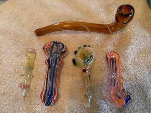 Glass Pipe Lot for Tobacco Use Only New