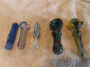 Glass Pipe Lot for Tobacco Use Only New