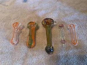 Glass Pipe Lot for Tobacco Use Only New