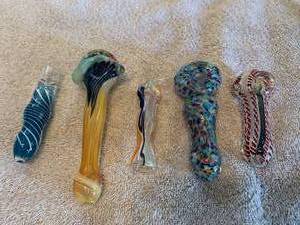 Glass Pipe Lot for Tobacco Use Only New
