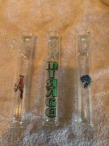 Glass Pipe Lot for Tobacco Use Only New