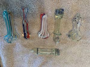 Glass Pipe Lot for Tobacco Use Only New