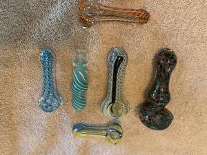 Glass Pipe Lot for Tobacco Use Only New