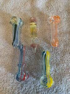 Glass Pipe Lot for Tobacco Use Only New