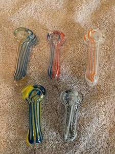 Glass Pipe Lot for Tobacco Use Only New