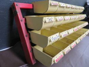 SERVICE PARTS SYSTEMS INC METAL BIN RACK WITH BINS