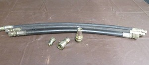 HYDRAULIC HOSES AND BRASS QUICK CONNECT