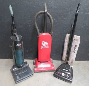 3 VACUUME CLEANERS
