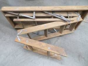 WOODEN FOLDING ATTIC LADDER