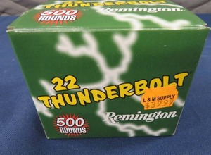 500 ROUNDS REMINGTON 22 THUNDERBOLT