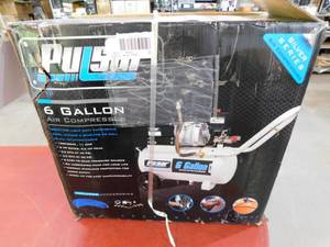 Pulsar 6-Gallon Horizontal Electric Air Compressor