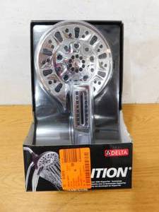 In2ition Two-in-One 5-Spray 6 in. Dual Wall Mount Fixed and Handheld Shower Head in Chrome by Delta