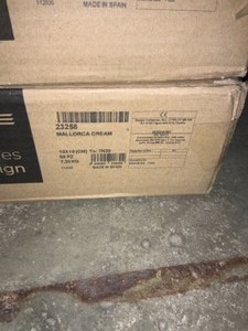 IVY HILL TILE AMAGANSETT CREAM 4 IN. X 4 IN. 9MM SATIN CERAMIC WALL TILE (5.38 SQ. FT.  BOX). SEE PICTURES