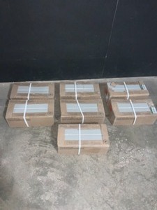DALTILE RESTORE 4 IN. X 16 IN. GLAZED CERAMIC ASH GRAY SUBWAY TILE (13.2 SQ. FT.  CASE). SEE PICTURES