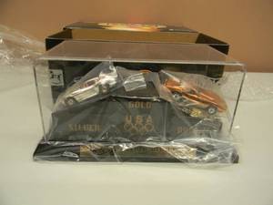 RARE - Vintage Hot Wheels FAO Schwarz Race For The GoldCorvette Olympic Medals RARE - IN BOX - GREAT PIECE - SEE PICTURES