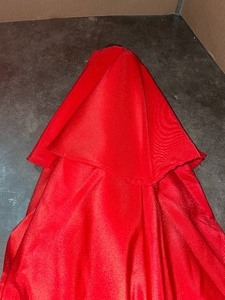 RED OUTDOOR PATIO UMBRELLA. SEE PICTURES