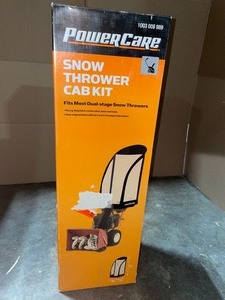 POWERCARE SNOW THROW CAB. SEE PICTURES