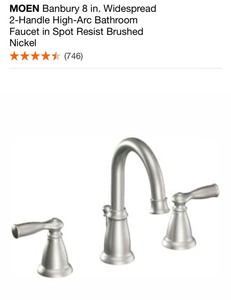 ASSORTED MOEN TUB AND SHOWER FAUCET & 2-HANDLE HIGH-ARC BATHROOM FAUCET. VARIOUS CONDITIONS. SEE PICTURES
