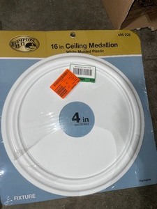 HAMPTON BAY 20 IN. & 16 IN. CEILING MEDALLIONS. SEE PICTURES