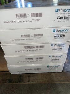 LIFEPROOF HARRINGTON ACACIA 7.5 IN. X 48 IN. RIGID CORE LUXURY VINYL PLANK FLOORING (17,55 SQ. FT.  CASE). SEE PICTURES