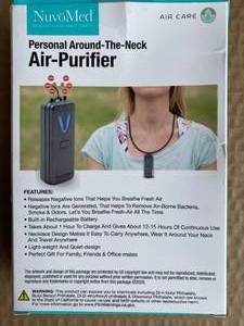 NuvoMed personal air purifier...