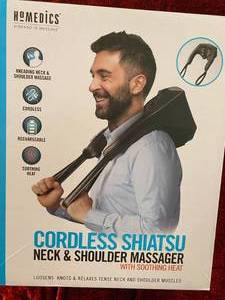 Homemedics cordless shiatsu neck an...