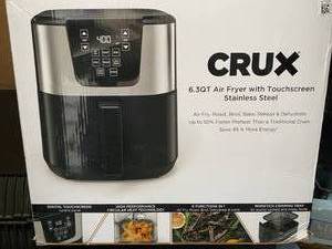 Crux 6.3 Qt Air fryer, Roaster, Deh...