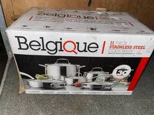 Belgique 11 pc stainless steel cook...
