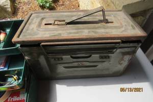Tackle boxes, ammo box, fishing stuff