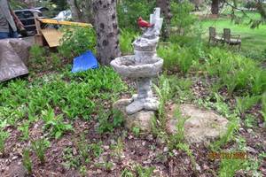 Bird Bath with Waterfall