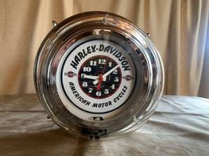 Harley Davidson Shop Clock