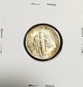 1945-D MERCURY DIME UNC