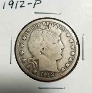 1912 BARBER HALF DOLLAR