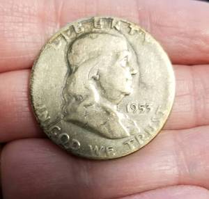 2 FRANKLIN HALF DOLLARS 1953-D 1953-S