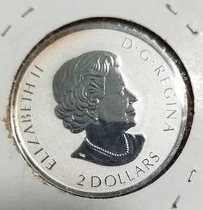 2017 CANADA $2 RAM 34 TROY OZ .9999 FINE SILVER