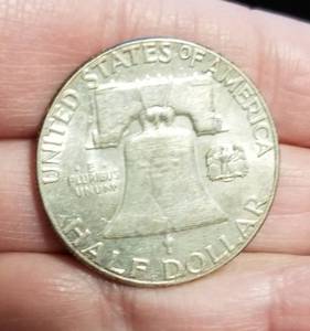 1958 FRANKLIN HALF DOLLAR UNC