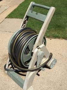 lot 65 image: Ames Reel Easy Garden Hose Reel with Hose