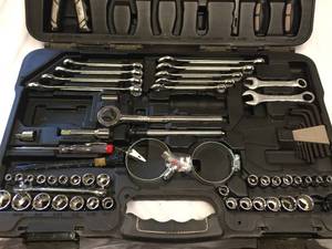 lot 93 image: Sockets, Screwdrivers, Wrenches and Wiring Tools