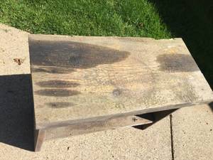 lot 99 image: Vintage Hand Made Garden Bench