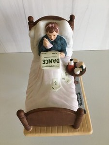 lot 31 image: Normal Rockwell Collectible Figurine- Danbury Mint- The Cold
