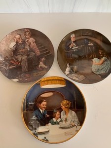 lot 187 image: 11 Norman Rockwell Collector Plates