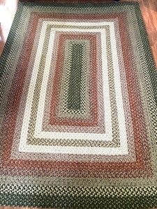 lot 249 image: Braided Area Rug