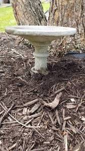 Sweet Petite Concrete Bird Bath
