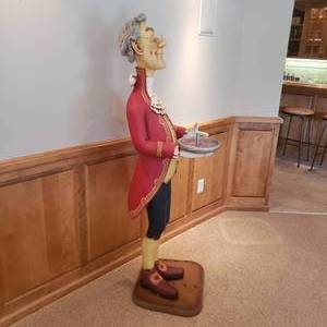 Pool Cue Butler Figural Pool Cue Accessory