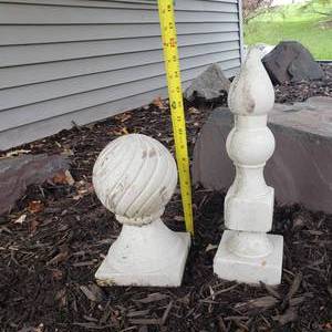 Petite Concrete Garden Art
