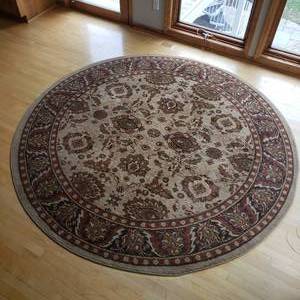 Eight Foot Round Oriental Area Rug