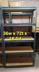 Utility Shelving - C  36 x 72 x 18.5