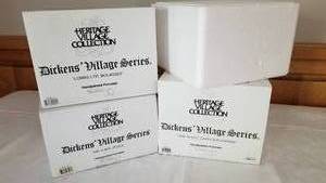 Dept. 56 Dickens Village Series  4 Buildings