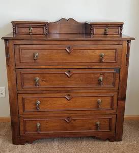 Gorgeous Antique Walnut Dresser