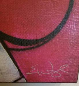 Large musical art print on canvas